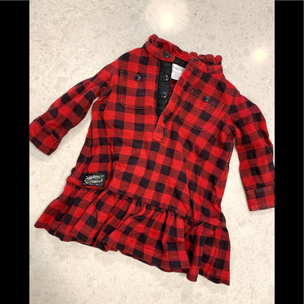 Ralph Lauren Baby girl Christmas dress.